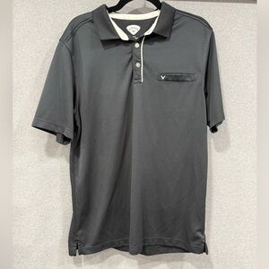 Callaway Men's Black Polo Shirt Size Large